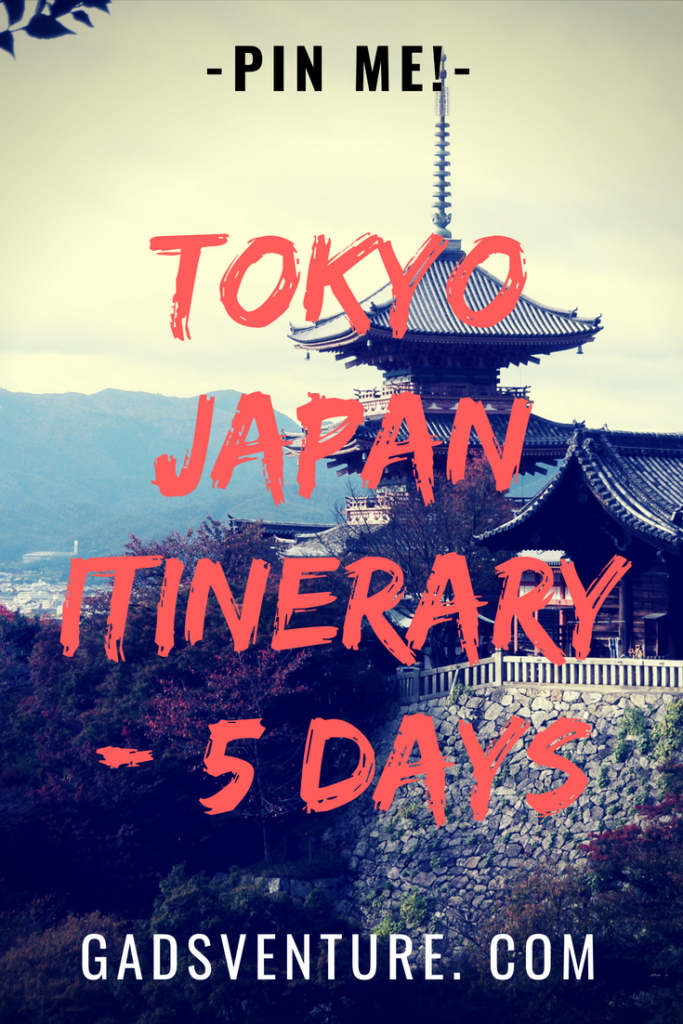 Tokyo Japan Itinerary