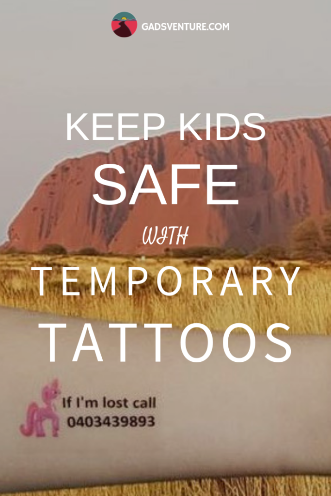 Keep Kids Safe with Temporary Tattoos. #Tattoos #Kids #Kidsafety #Familytravel