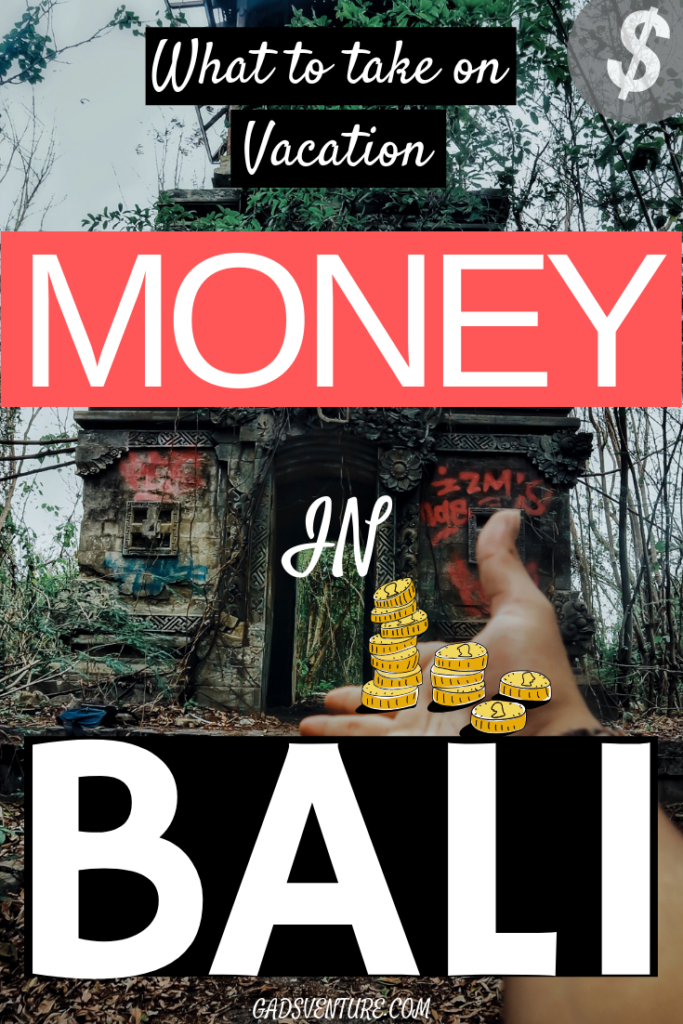 Money in Bali, what kind of money do I take? How much? Do I take a Credit card? Find out Here! #Bali #Balitravel #money