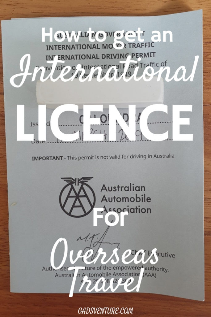 International Drivers Licence For Australians Gadsventure