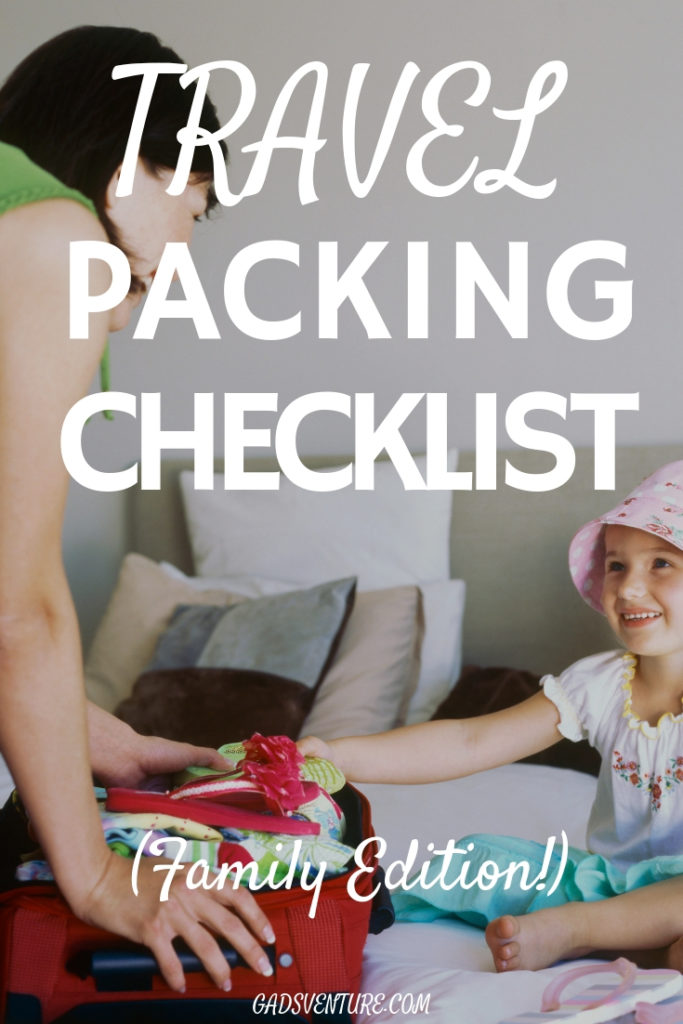 Travel Packing Checklist - Family addition. Pack your bags the right way for you next holiday. #Familytravel #worldtravel #travelpacking