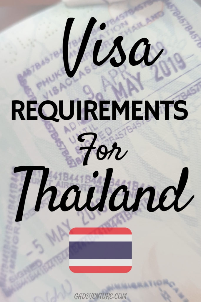 Visa Requirements for Thailand