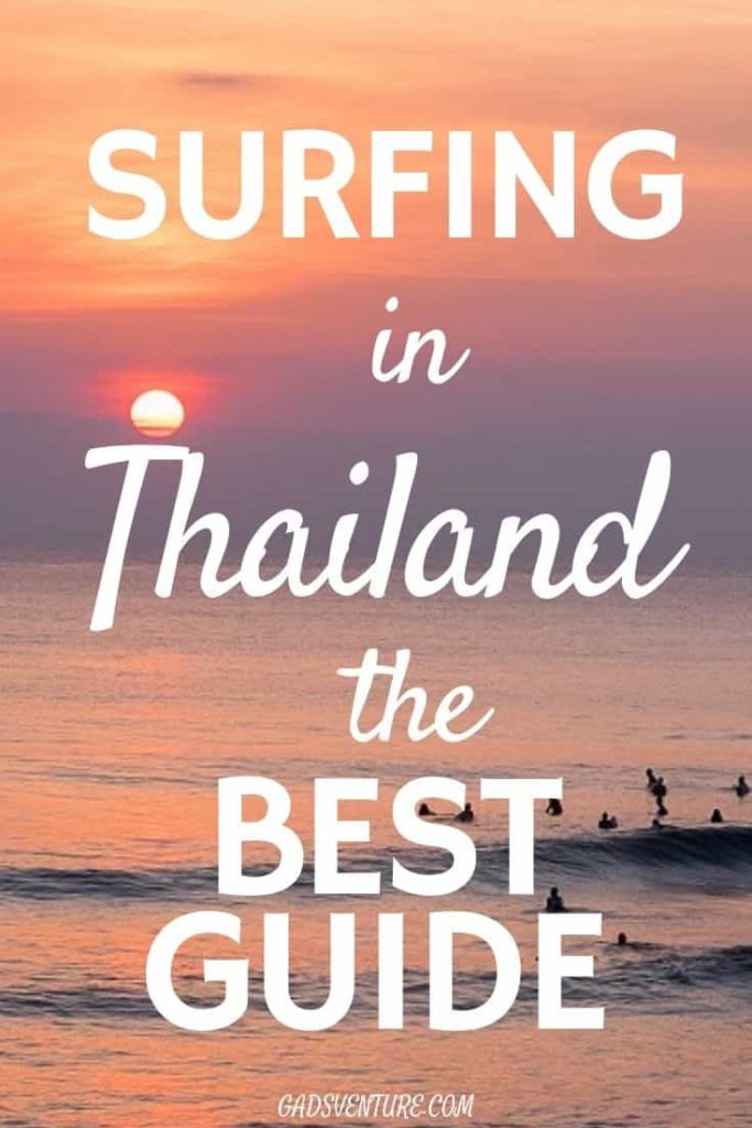 Surfing in Thailand