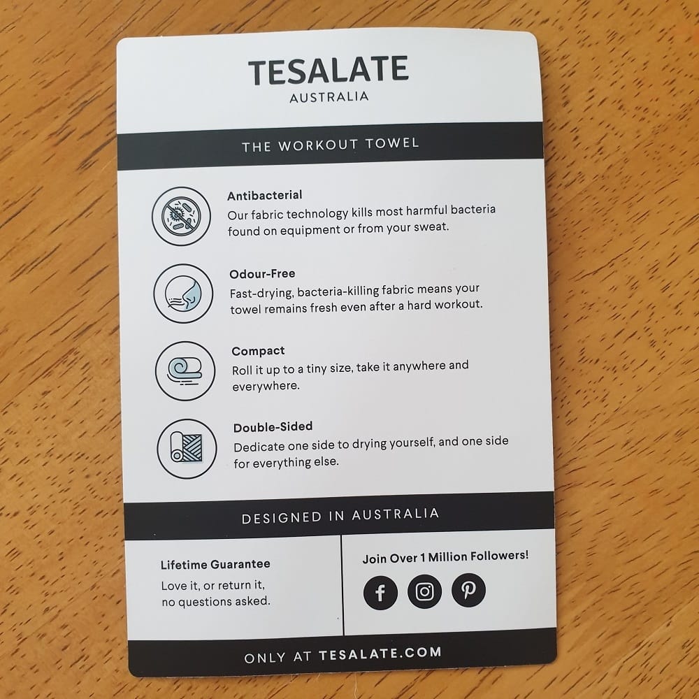 Tesalate Gym Towels